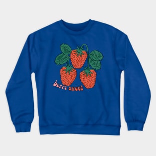 Berry sweet cute strawberries fruit Crewneck Sweatshirt